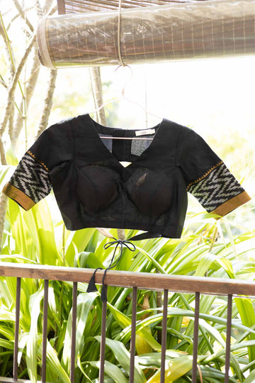 Handwoven Mangalgiri Silk  Blouse